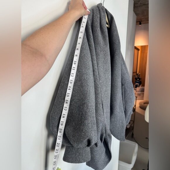 Vivian Shyu Oversized Grey Draped Bomber Kimono Coat – Size M - Picture 8 of 16